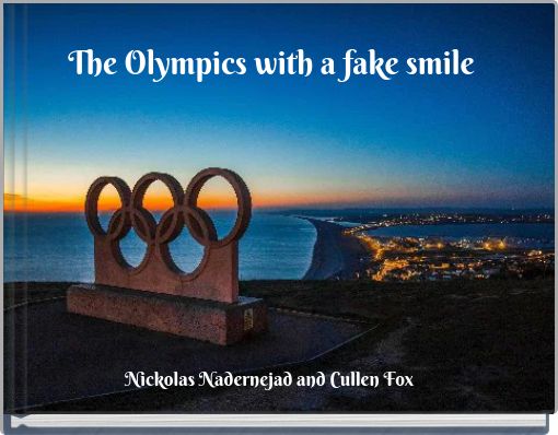 Front cover of 'The Olympics with a fake smile' 
