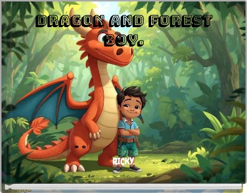 Book Cover for: DRAGON AND FOREST BOY.