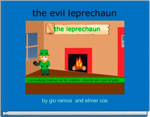 Front cover of 'the evil leprechaun' 