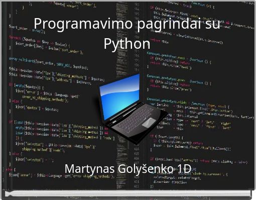 Programavimo pagrindai su Python