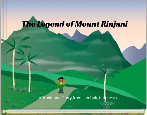 Front cover of 'The Legend of Mount Rinjani' 