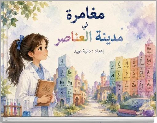 Front cover of 'مغامرة في مدينة العناصر' 