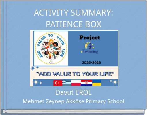 ACTIVITY SUMMARY: PATIENCE BOX