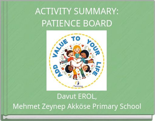 ACTIVITY SUMMARY: PATIENCE BOARD