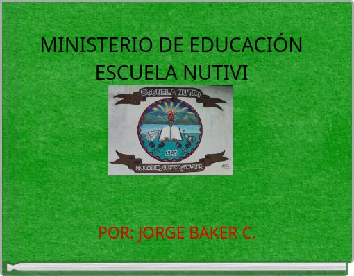 MINISTERIO DE EDUCACIÓN ESCUELA NUTIVI