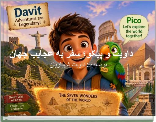 Front cover of 'داویت و پیکو؛ سفر به عجایب جهان' 