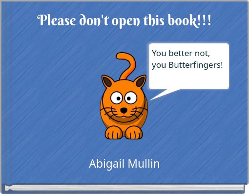Please don't open this book!!!