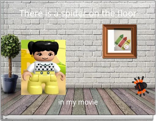 There is a spider on the floor