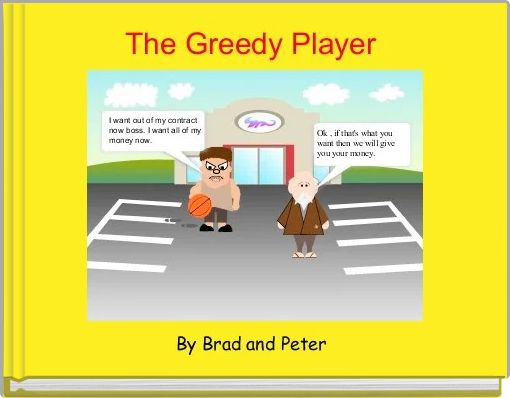 Front cover of 'The Greedy Player ' 