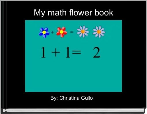 My math flower book