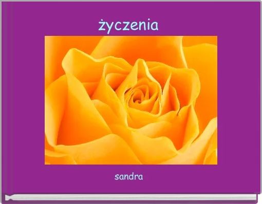 Front cover of 'życzenia ' 