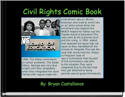 Front cover of 'Civil Rights Comic Book' 
