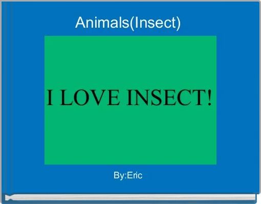 Front cover of 'Animals(Insect) ' 