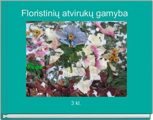 Floristinių atvirukų gamyba 