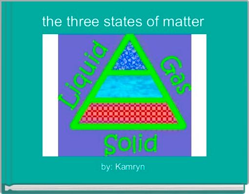 Book Cover for: the three states of matter