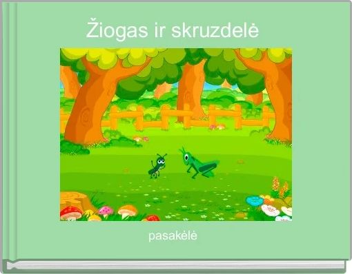 Book Cover for: Žiogas ir skruzdelė 