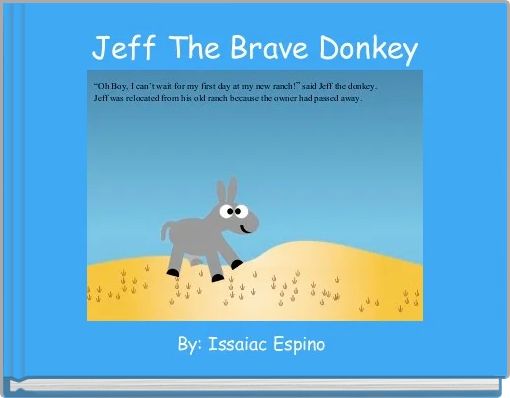 Book Cover for: Jeff The Brave Donkey