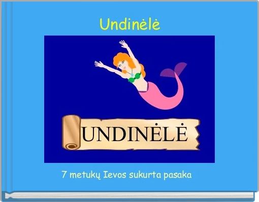 Front cover of 'Undinėlė' 