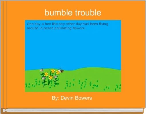 Front cover of 'bumble trouble' 