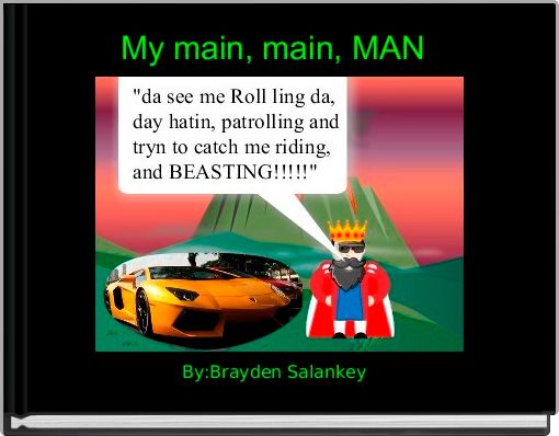 Front cover of 'My main, main, MAN ' 