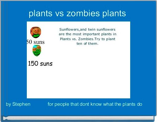 Book Cover for: plants vs zombies plants 