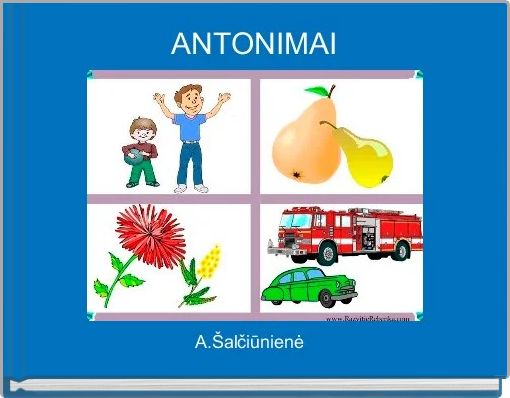 Front cover of 'ANTONIMAI' 