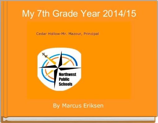 Front cover of 'My 7th Grade Year 2014/15' 
