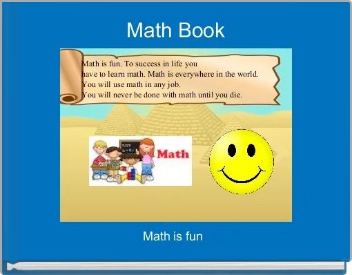 Front cover of 'Math Book' 