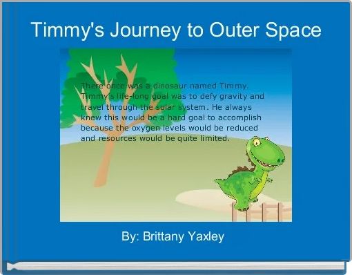 Timmy's Journey to Outer Space