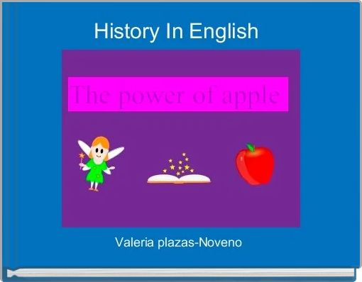 Front cover of 'History In English  ' 