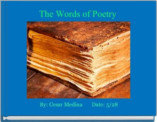 Book Cover for: The Words of Poetry 