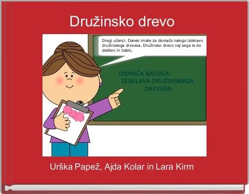 Front cover of 'Družinsko drevo ' 