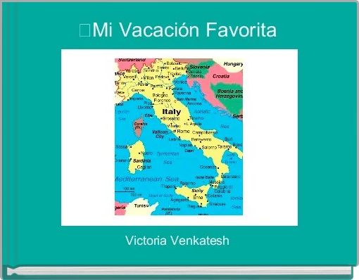 Front cover of 'Mi Vacación Favorita ' 