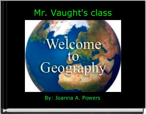 Front cover of ' Mr. Vaught's class ' 
