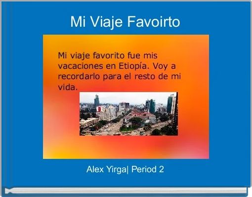 Front cover of 'Mi Viaje Favoirto' 