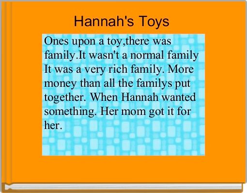 Hannah's Toys 