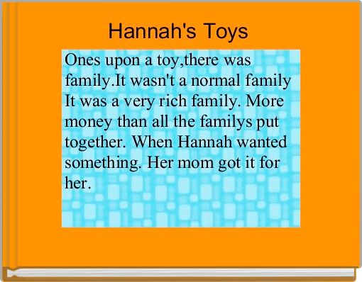 Hannah's Toys 