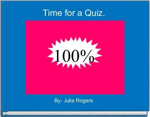 Front cover of 'Time for a Quiz. ' 