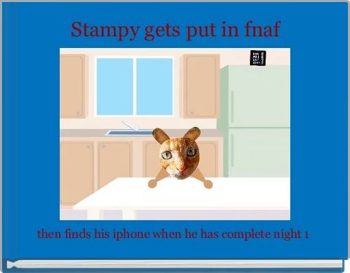 Book Cover for: Stampy gets put in fnaf