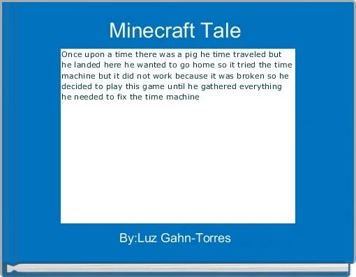 Minecraft Tale 