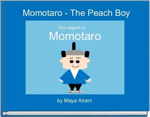 Front cover of 'Momotaro - The Peach Boy' 