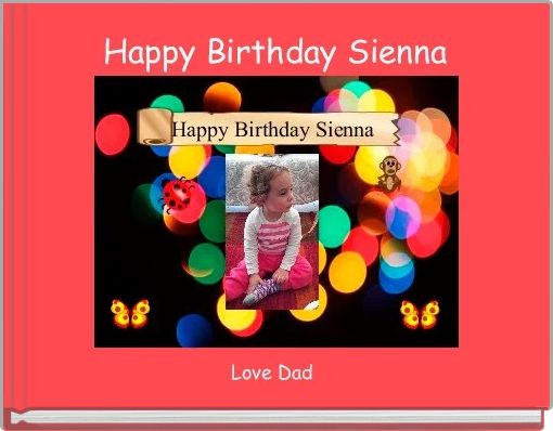 Front cover of 'Happy Birthday Sienna' 