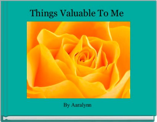 Things Valuable To Me 