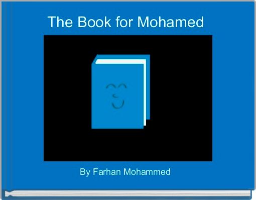 Front cover of 'The Book for Mohamed ' 