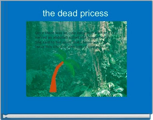 Front cover of 'the dead pricess ' 