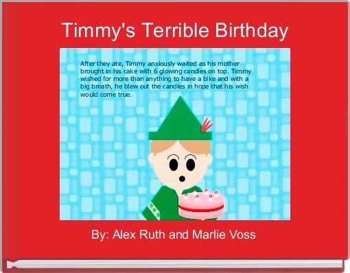 Book Cover for: Timmy's Terrible Birthday