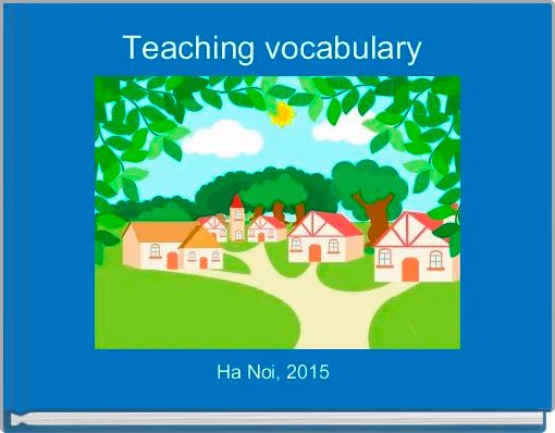 Teaching vocabulary 
