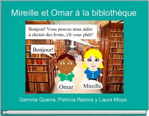 Front cover of 'Mireille et Omar à la biblothèque' 