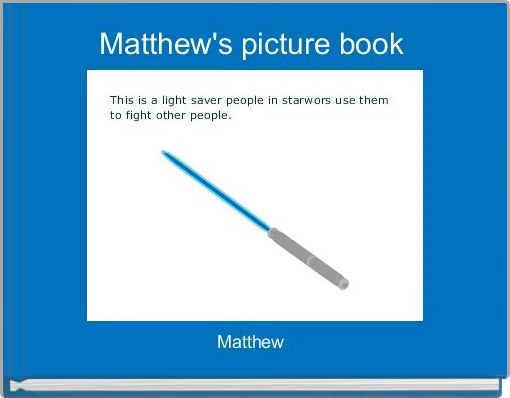 Matthew's picture book 