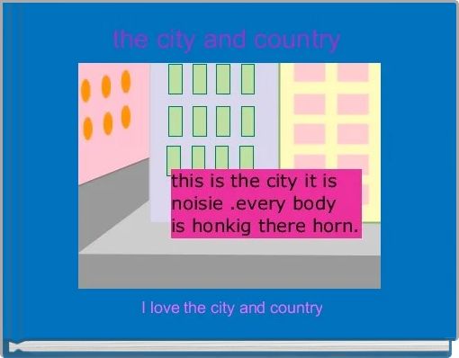 Front cover of 'the city and country ' 
